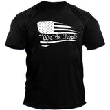Man T Shirt Slim Cotton Ordinary Collarless Black Female Youth Sports T-shirt