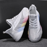 designer Sneaker Shoes Red Fashion Trendy Women's Shoes Four Seasons Mesh Breathable Casual Shoes