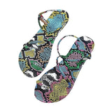 Women Open Toe Sandals Flats Spring Flat Beach Casual Sandals for Women