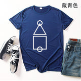 Squid Game Costume 2D Digital Creative Printing Casual Short Sleeve T-shirt