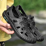 Tactical Trekking Sandals Summer Sandals Men's Sandals Hollowed Leisure Beach Shoes