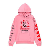 Anime Hoddies Clothing Fire Shadow Tissue Printed Hoodie