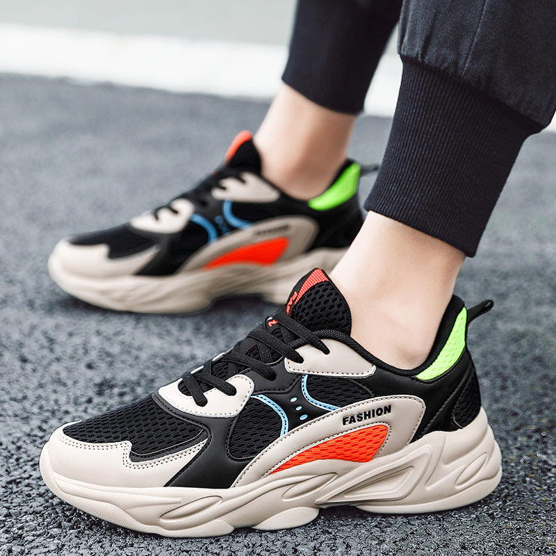 MEN'S Sneakers & Athletic Jogging Shoes Fly Woven Mesh Breathable Trendy Casual Shoes Running Sports Men's Shoes