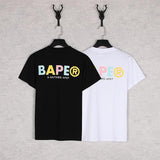 Bathing Ape T Shirt Summer Loose Leisure Pullover Letter Short Sleeve T-shirt