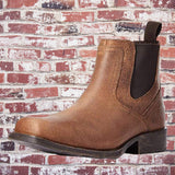 Justin Yellowstone Boots Winter Martin Boots Pu Leather Brown Slimming Cotton Boots