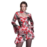 Music Festivals Rave Outfits Dress Spring and Summer Women's Clothing Fashion Printed Sexy Dress