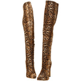 Python Boots Fashion Outdoor Zipper
