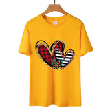 Valentine's Day T Shirt Spring/Summer Short-Sleeved T-shirt Top