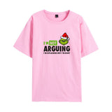 Men and Women Grinch Shirt Casual Loose Short Sleeves T-shirt