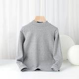 Children Long Sleeve Shirts Autumn Boy's Long-Sleeved T-shirt Warm