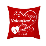 Valentine's Day Pillow Covers 4 Piece Random Styles Together, Home Pillow Cushion Cover