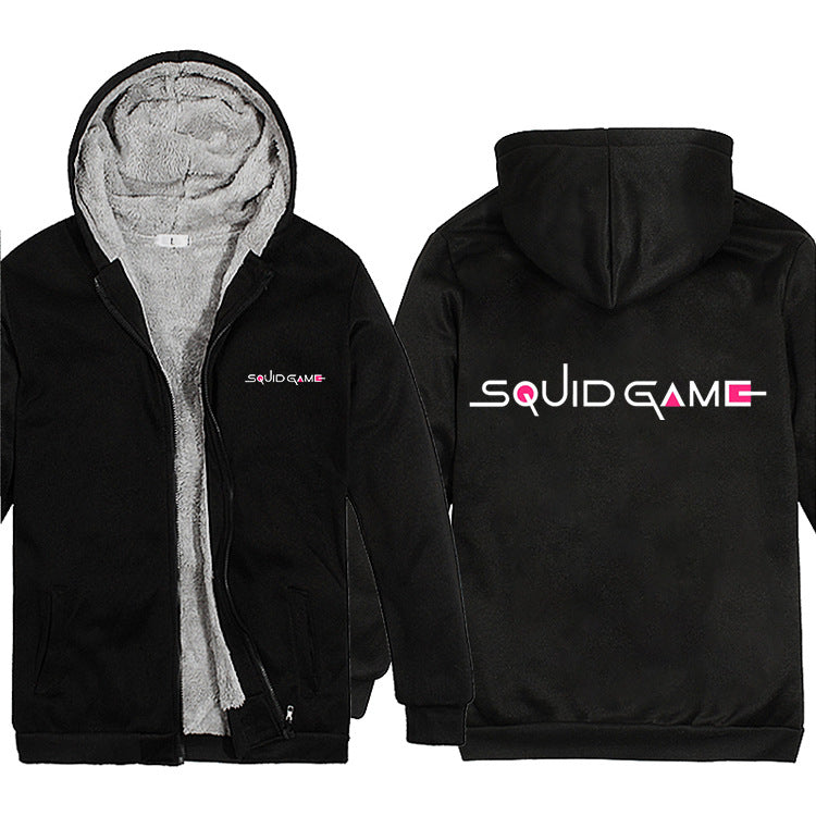 Squid Game Costume round Six Printed Thickening Sweatshirt