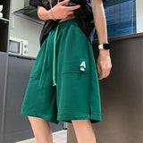 Men White Shorts Sports Shorts Summer Loose Shorts Sports Casual