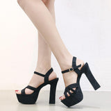 Platform Heels for Women Summer Chunky Heel Sandals