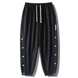 Grey Sweatpants Track Sweatpants Men's Loose Wide Leg Basketball Leisure