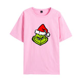Men and Women Grinch Shirt Casual Loose Short Sleeves T-shirt