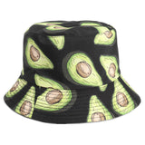 Bucket Hat Fishing Cap Cotton Print Fisherman Hat Flower Fashion Basin Hat for Men and Women Casual Sun Hat