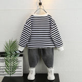Toddler Boys Sweater Boys Autumn Clothing Two-Piece Fashion Children's Clothing