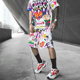 Mens White Shorts Hip Hop Summer Men's Shorts Fashion