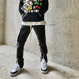 Askyurself Pant Zipper Pocket Loose Trendy Casual Pants