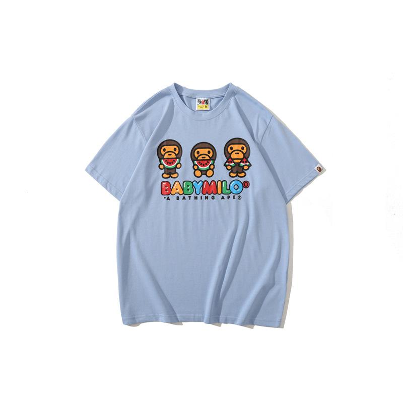 Bathing Ape T Shirt Casual T-shirt Round Neck Short Sleeve