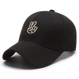 Ball Caps Spring and Autumn Embroidered 100% Cotton Hat Women's Outdoor Baseball Cap