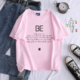 BTS Proof T Shirt Summer Loose Cotton T Top for Women