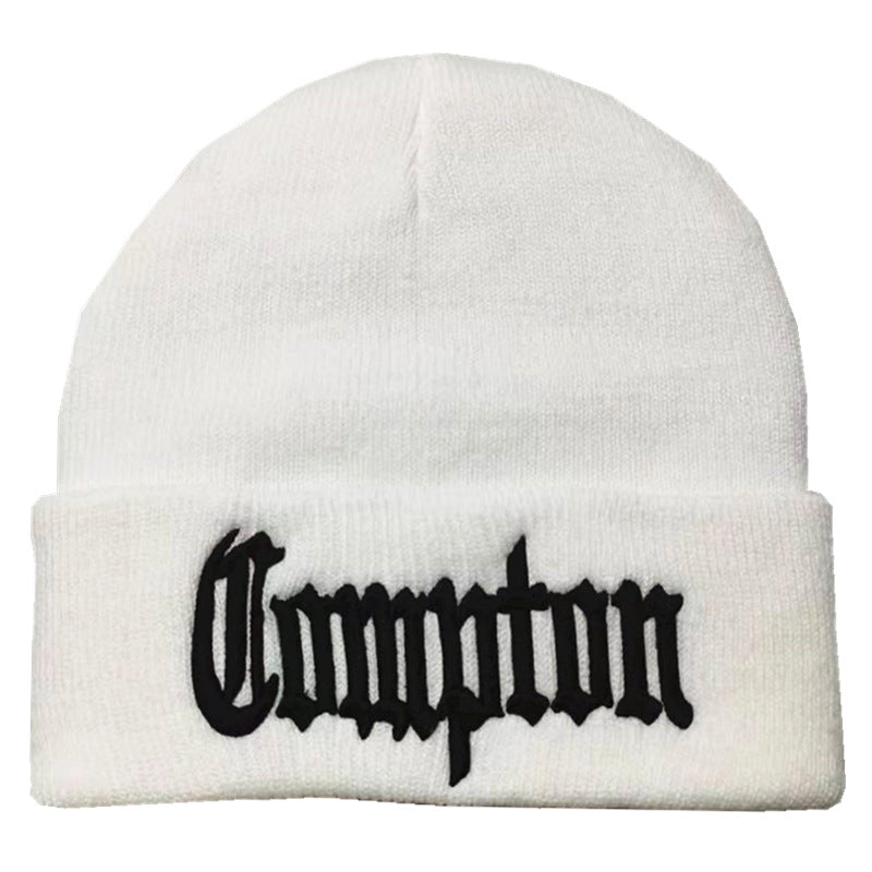 Eazy E Costume Compton Hip Hop Warm Wool Cold Hat for Men and Women Autumn and Winter