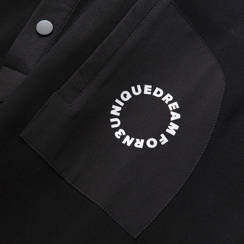 Crew Neck Sweatshirts Men's Autumn Loose Casual Outerwear Shirt