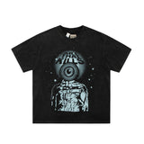 Gallery Dept T Shitrs Men's Vintage Summer Vintage Print Short Sleeves