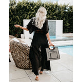 Coachella Music Festival Outfits Air Clothes Loose and Elegant Cardigan Beach Dress