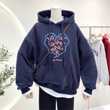 Bearbrick Hoodie Hooded Autumn Sweater Slimming Oversize Ladies