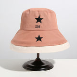 Women Bucket Hat Large Board Brim Face Cover Ultraviolet-Proof