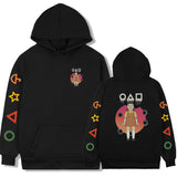 Squid Game Costume Hoodie Casual Sports Sweater for Men
