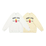 Crew Neck Sweatshirts for Men Men's round Neck Sweater Men's and Women's Loose Leisure Pullover