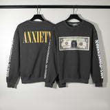 Askyurself Hoodie Autumn and Winter Printed Crew Neck Sweatshirt Fashion Casual