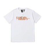 Vlone Short Sleeve Plus Size Retro Sports Popular Men'S And Women'S Cotton Tshirt