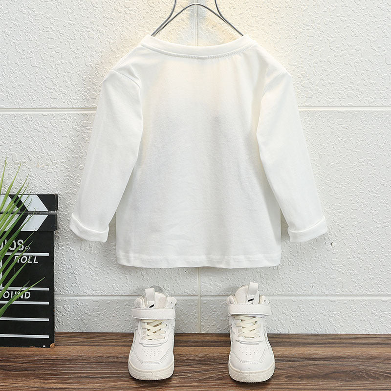Toddler Boys Sweater Autumn Long Sleeve T-shirt Spring Leisure Loose