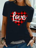 Valentine's Day T Shirt Men's Short-Sleeved European and American Top T-shirt