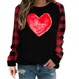 Valentine's Day T Shirt Heart Printing Pattern Valentine's Day T-shirt