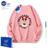 Nasa Children Hoodie Nasa Joint-Name Sweater Autumn Round Neck Loose Casual