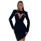 Music Festivals Rave Outfits Dress Winter Women's Clothing Fashion round Neck Dress
