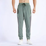Sweat Wicking Pants Ice Silk Quick-Drying Wear-Resistant Sports Pants Ankle-Tied