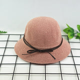 Summer Hats Bucket Hat Leather Rope Summer Women's Casual
