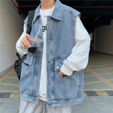 Men Denim Jackets Fall Winter Cowboy Coat