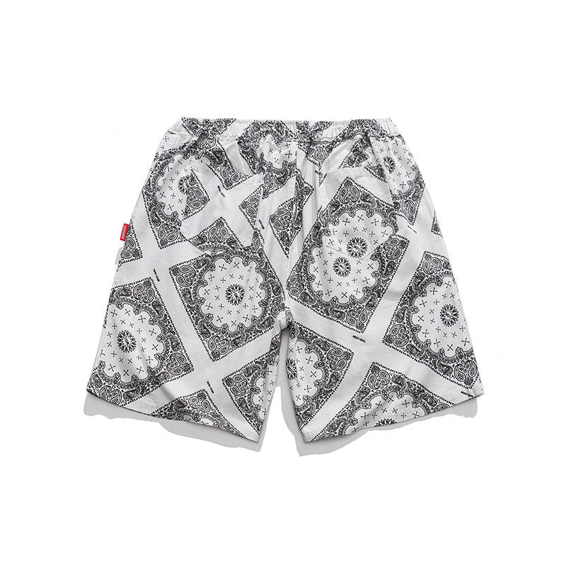 Men Shorts Summer Men's Shorts Casual Straight-Leg Casual Pants