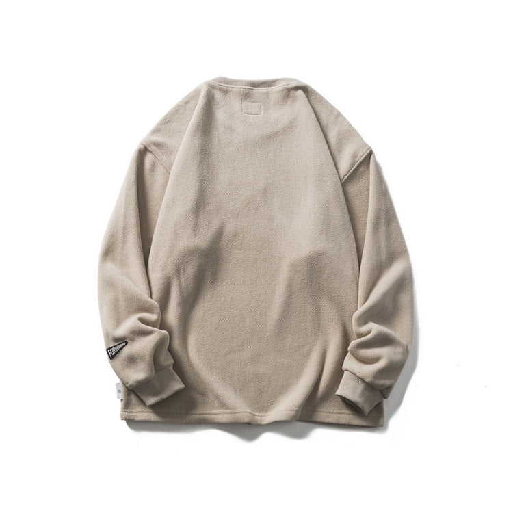 Crew Neck Sweatshirts for Men Men's Autumn Men's Pullover Letter Print Loose