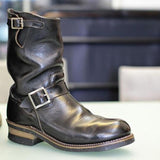 Justin Yellowstone Boots Autumn Zipper Solid Color Men'S Round Head Dr. Martens Boots