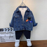 Toddler Boys Jackets Children's Denim Jacket Boys Spring and Autumn