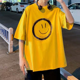 Men T-Shirts Loose Half Sleeve Printing
